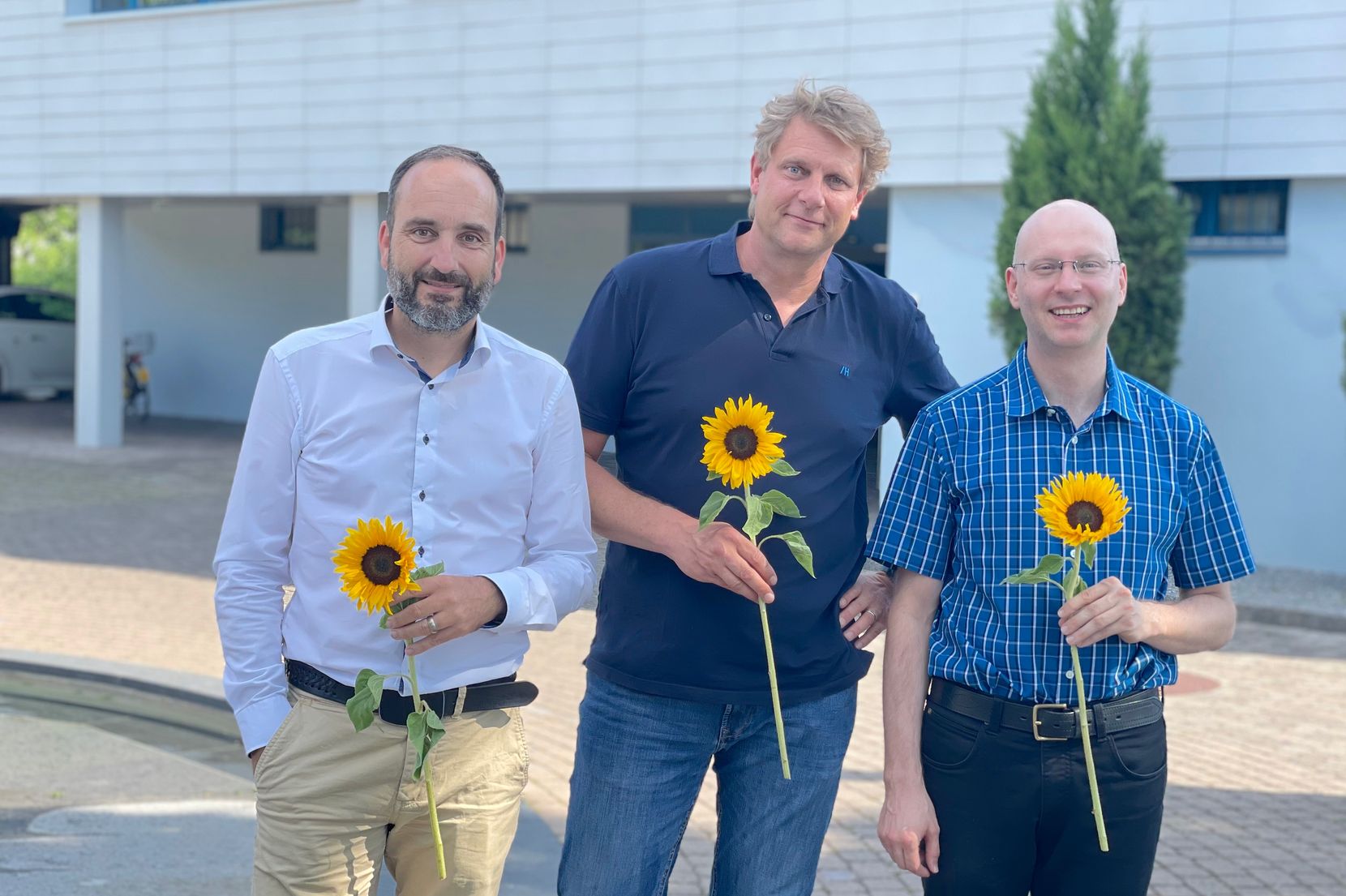 Reto Valsecchi, Peter Fankhauser, Wendelin Schäfer (von links) bilden den Vorstand des neuen Verbands.