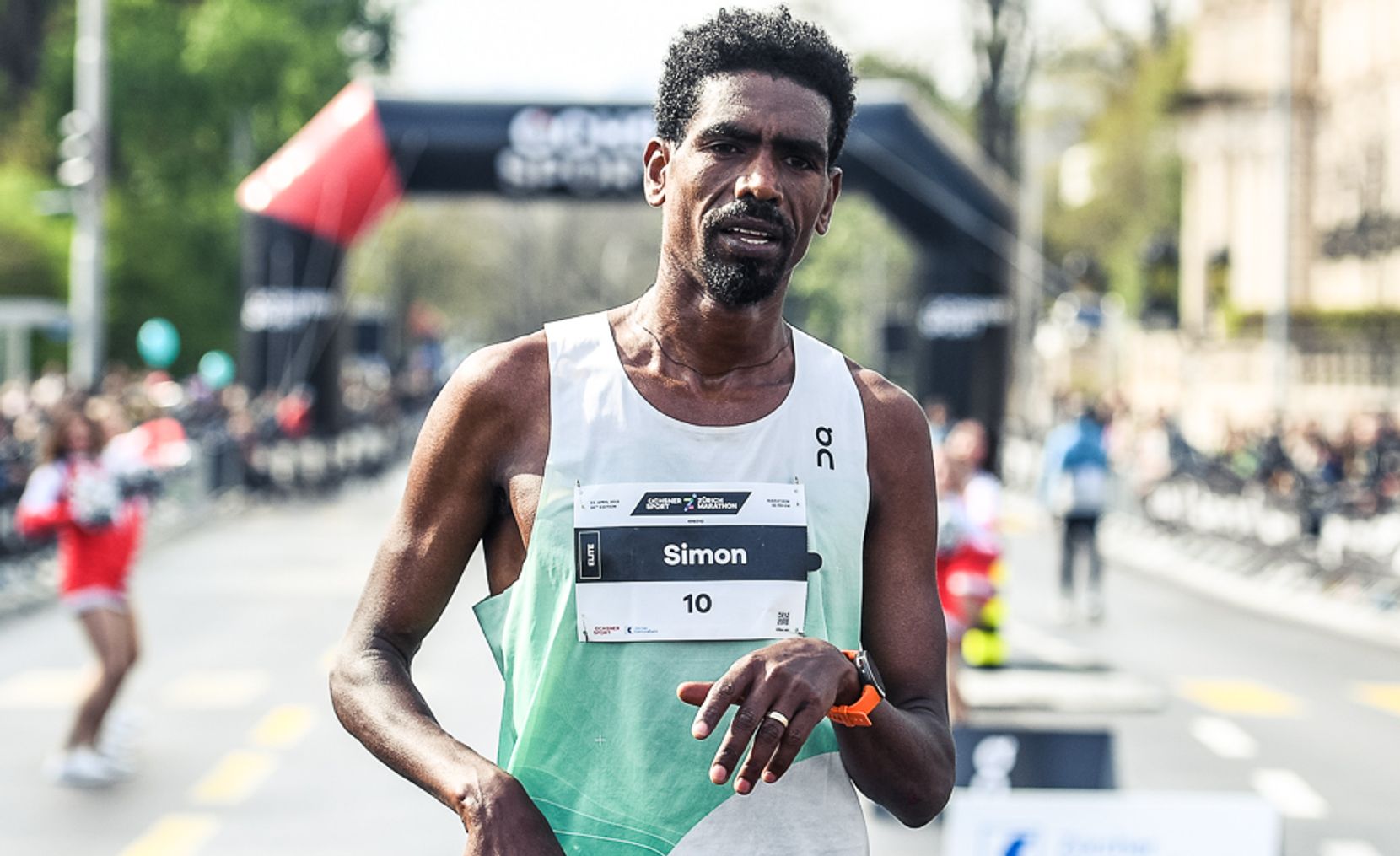 Simon Tesfay am Zürich Marathon 2023