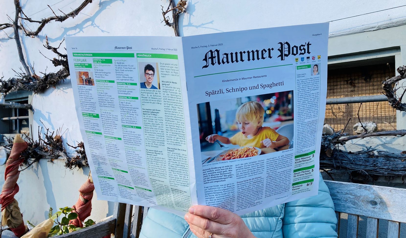 Die Maurmer Post wird in der Gemeinde gerne gelesen.