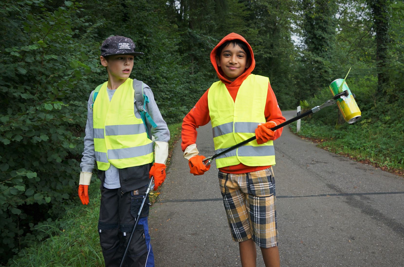 Clean-Up-Day 2023 der Primar-und Sekundarschule Wila, gemeinsam mit der Politischen Gemeinde und dem Naturschutzverein Turbenthal-Wila.