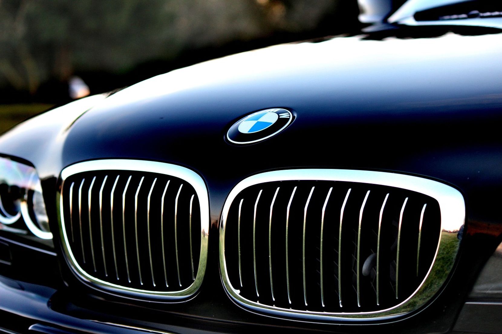Frontansicht eindes BMW-Autos