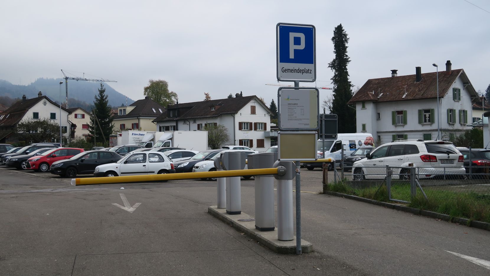 Ein Parkplatz