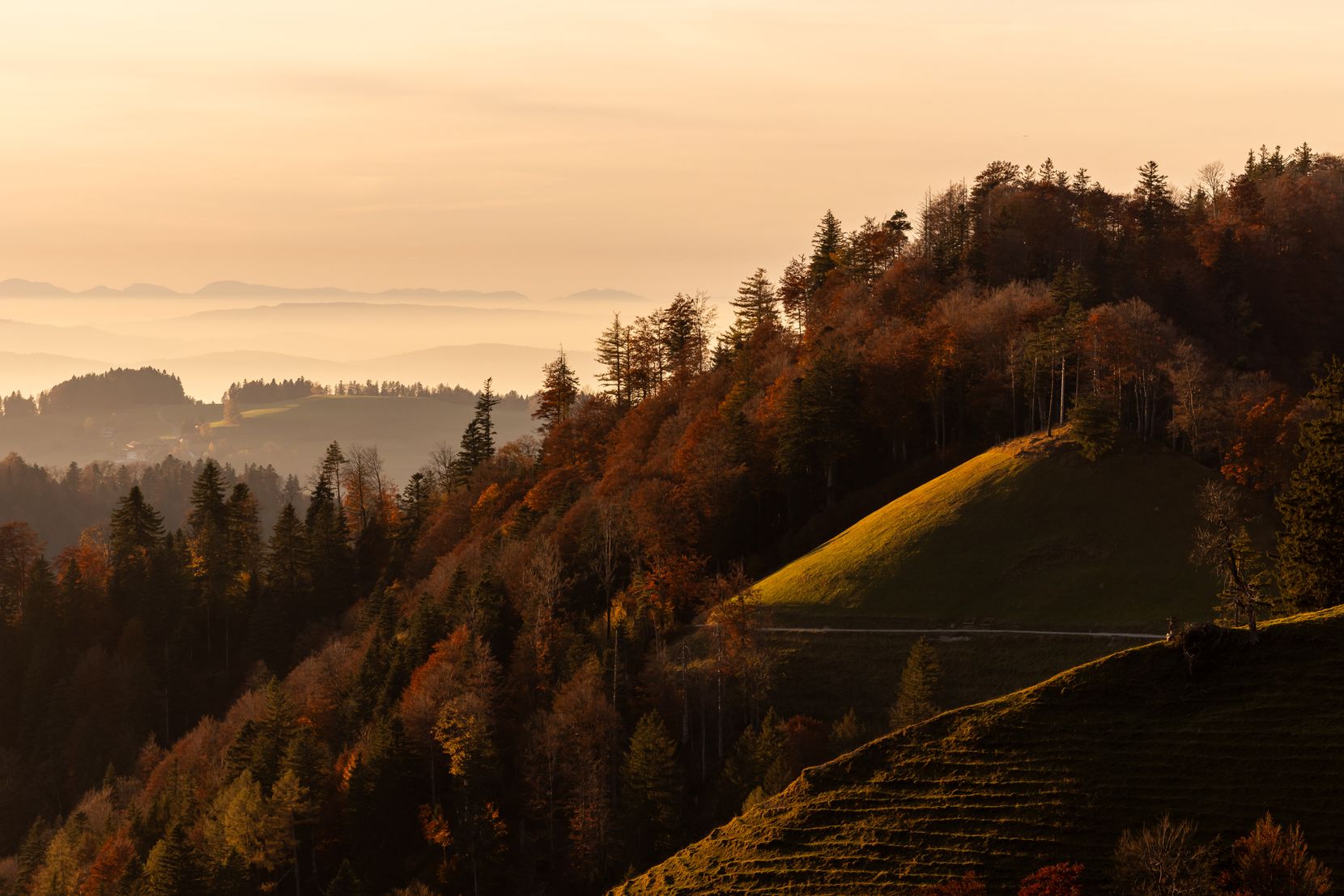 Herbstimpressionen vom Schnebelhorn.