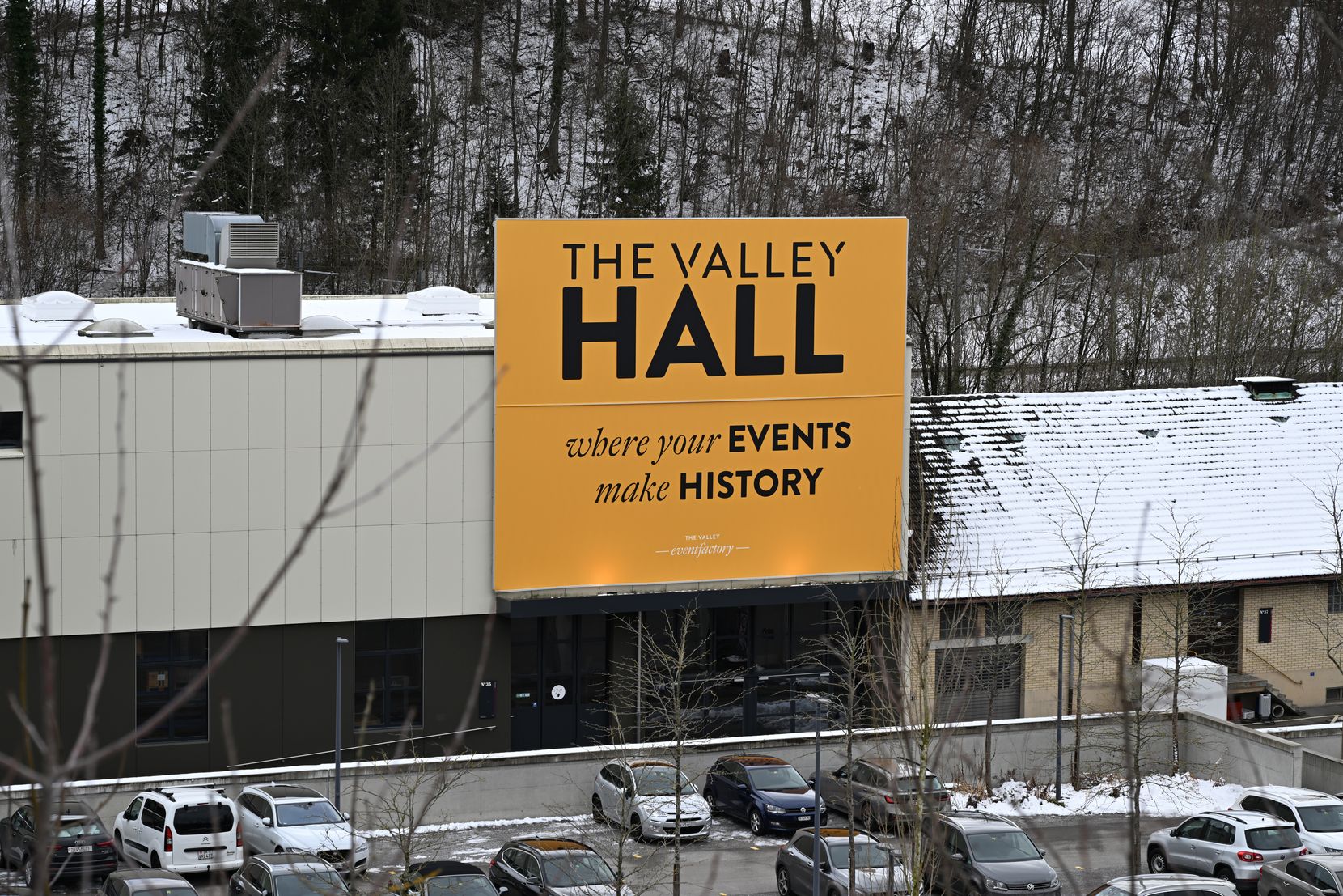 Neue Eventhalle im Valley in Kemptthal. Foto: Madeleine Schoder