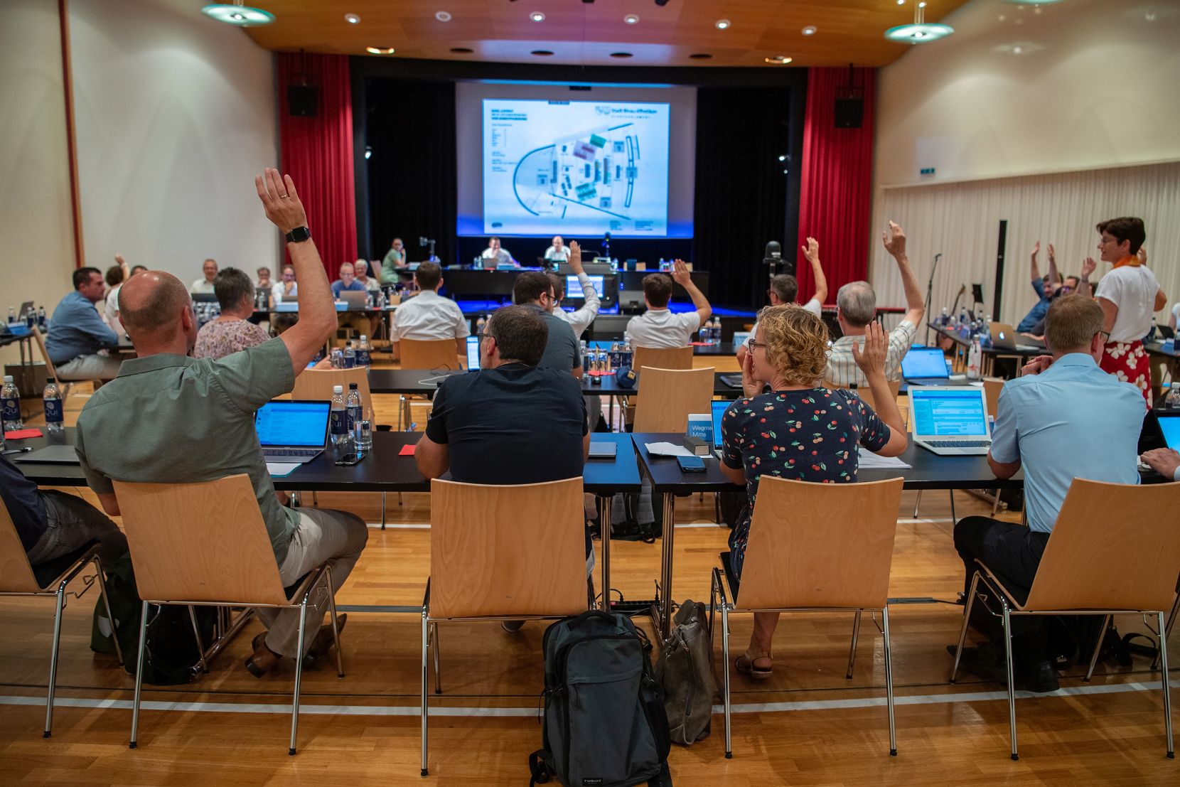 Das Parlament von Illnau-Effretikon kommt im Stadthaussaal zusammen.