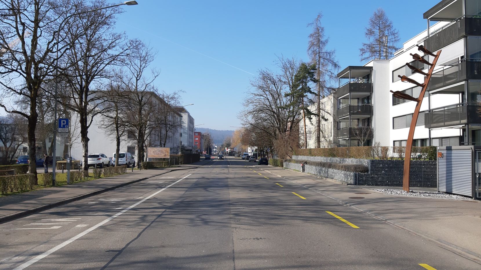 Die Zürichstrasse in Dübendorf, hier soll die Stadt verdichtet werden.