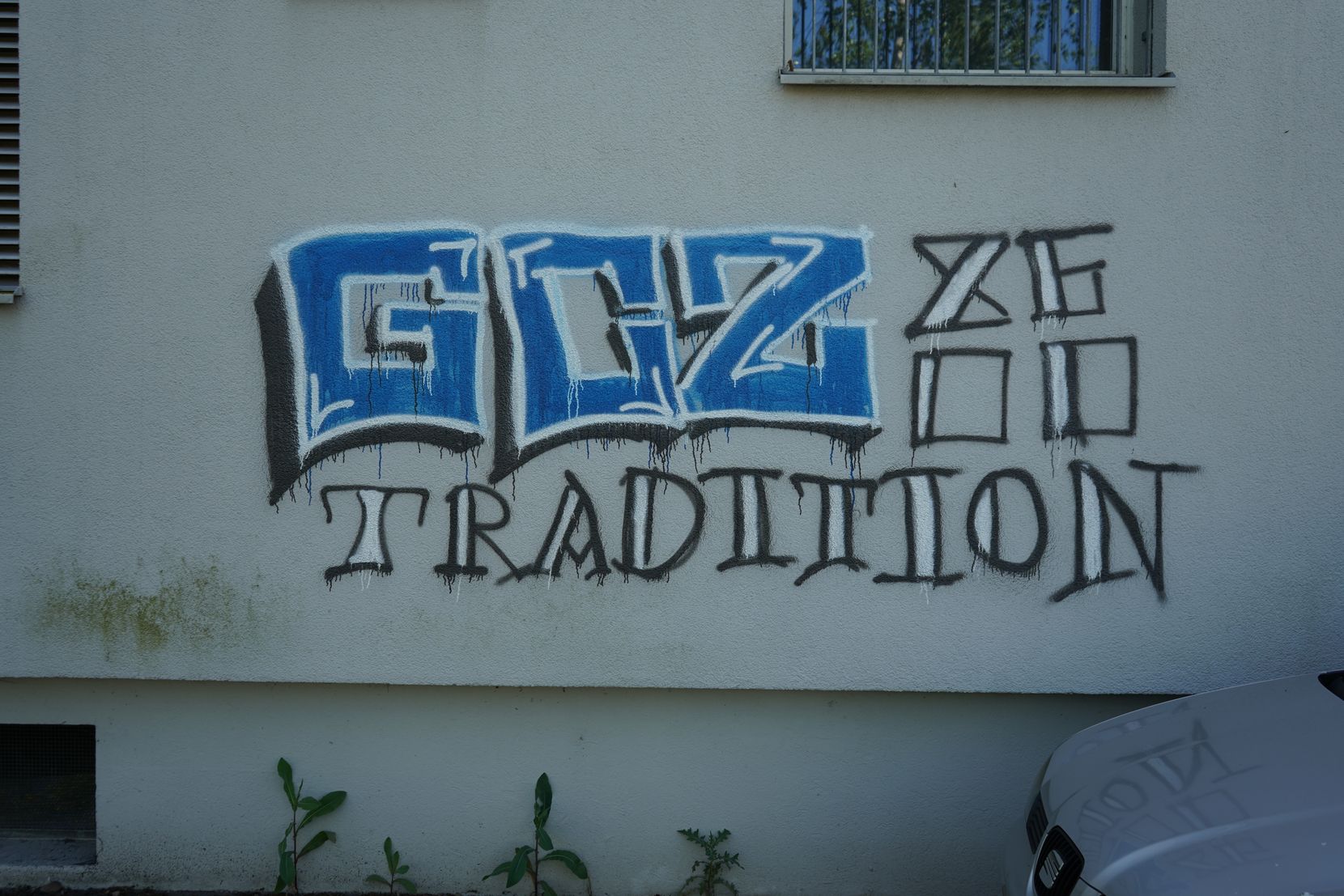 GC-Graffiti in Dübendorf.