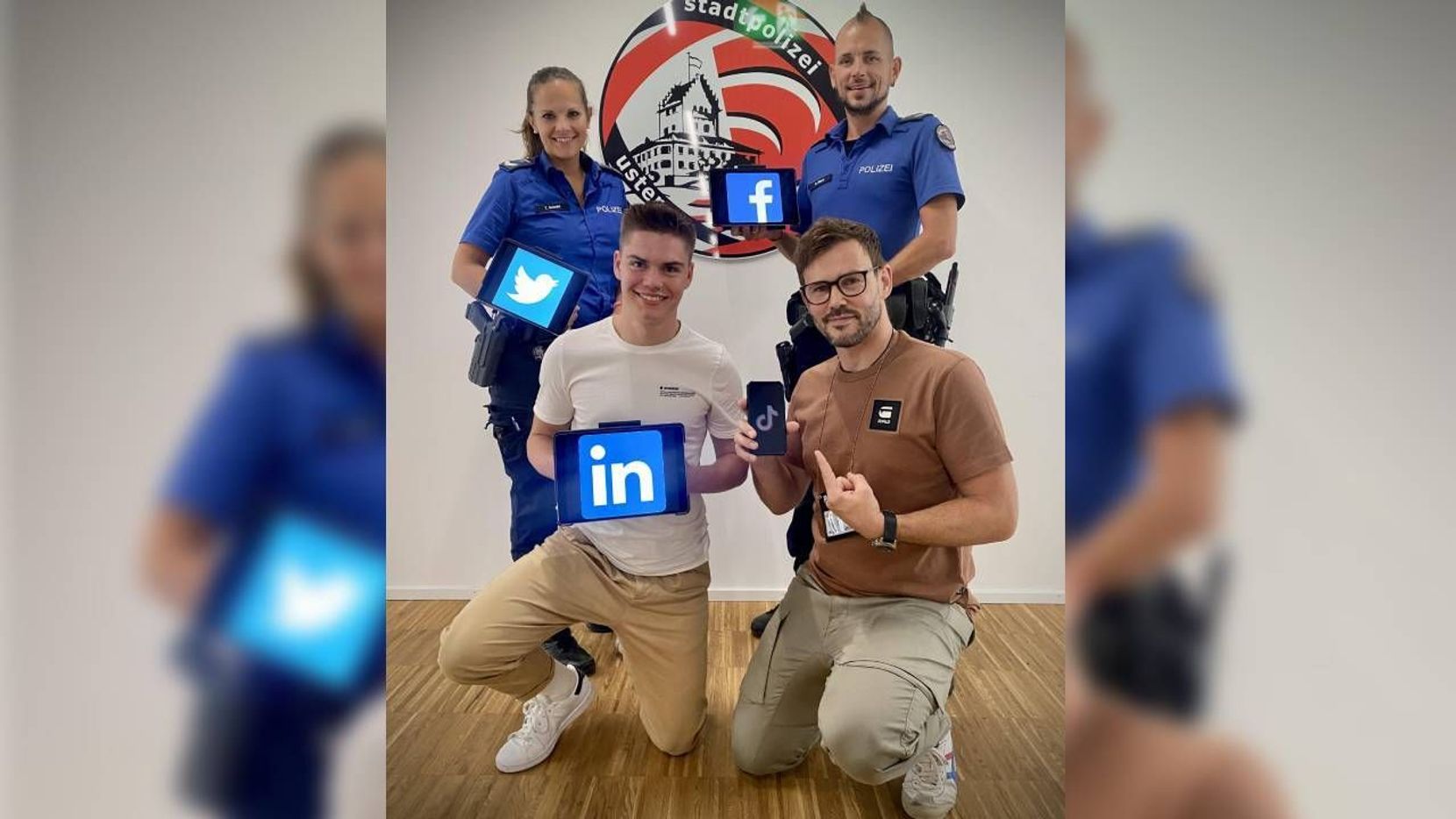 Das Social-Media-Team der Stadtpolizei Uster.