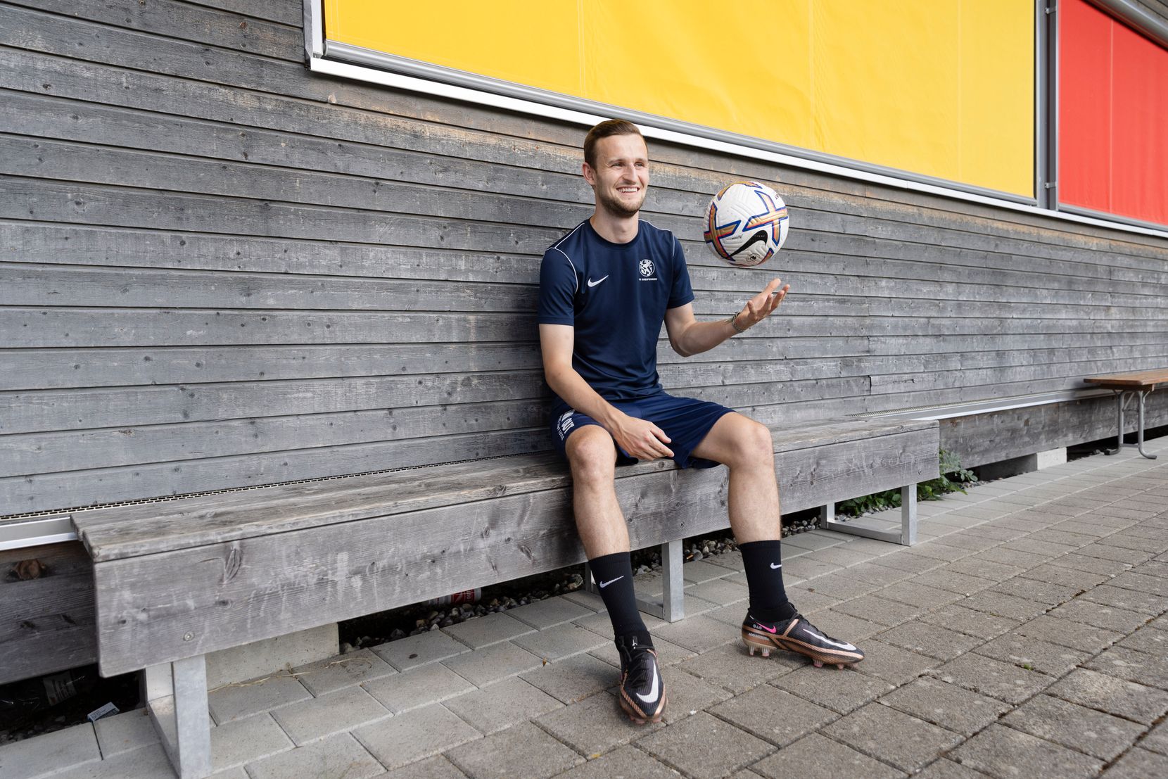 Severin Burkart, Offensivspieler und Captain des Zweitliga-Teams vom FC Greifensee