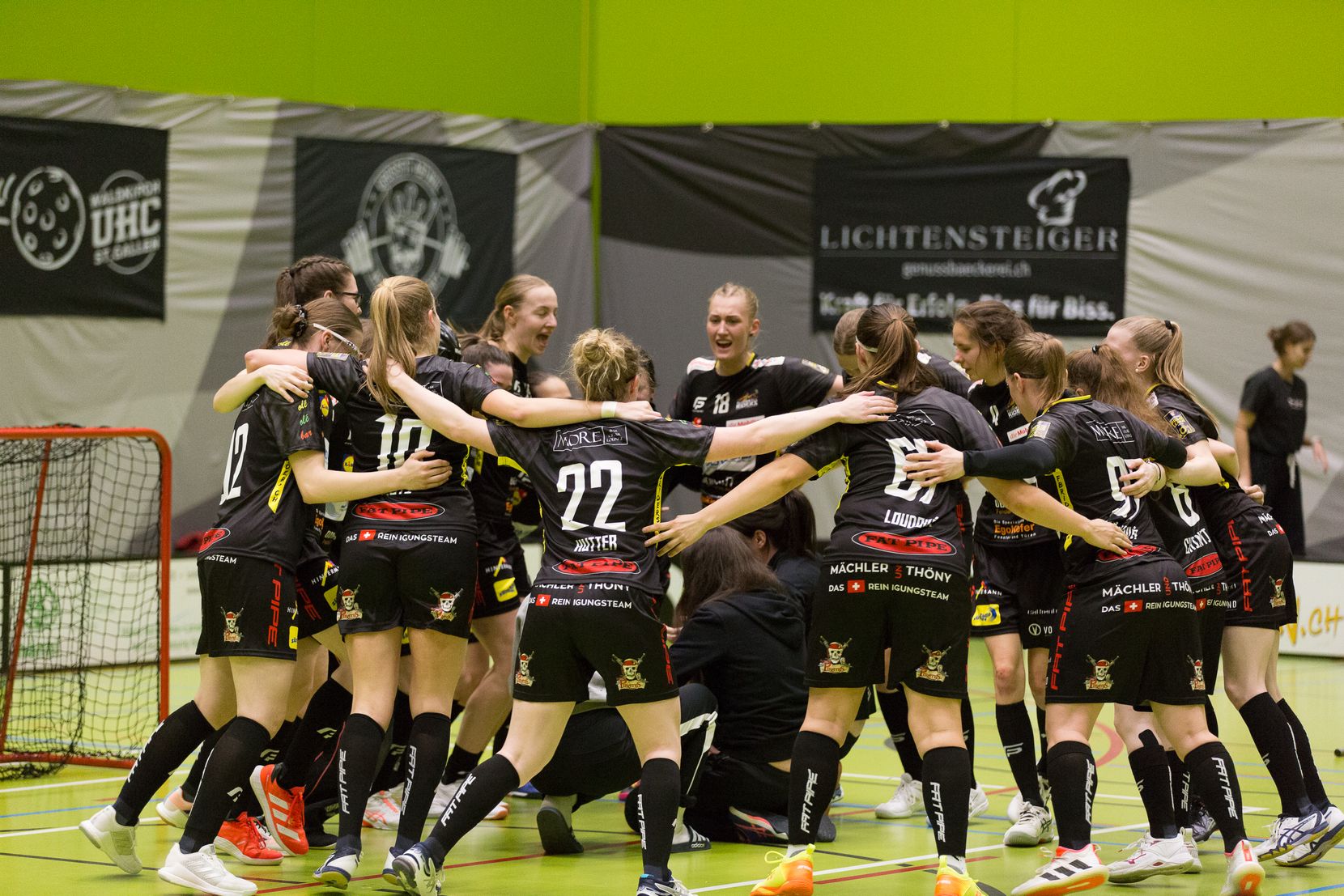 Floorball Riders in Spiel 6 der Playouts gegen Waldkirch-St.Gallen.