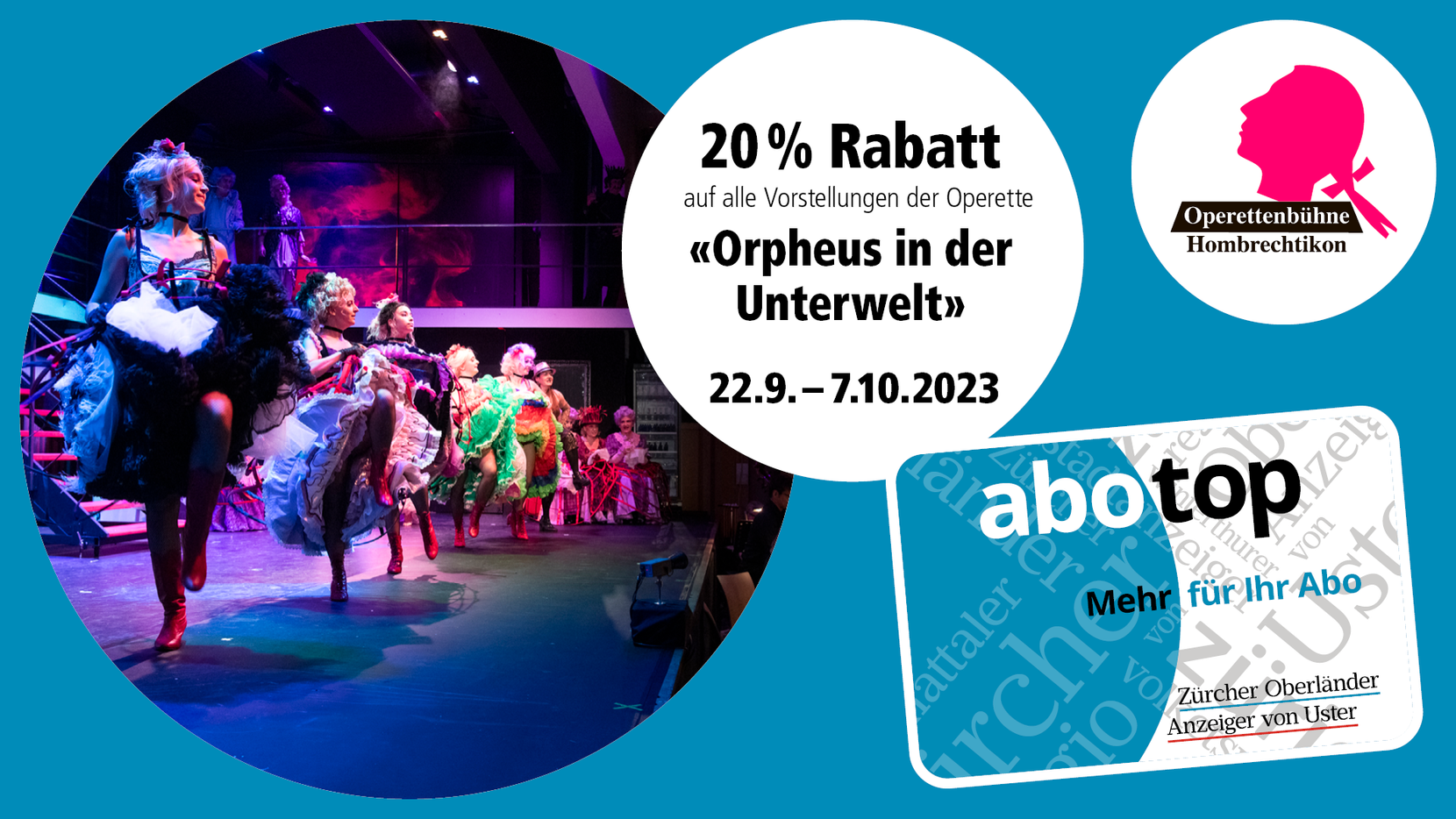 Abotop-Aktion September 2023 «Orpheus in der Unterwelt».