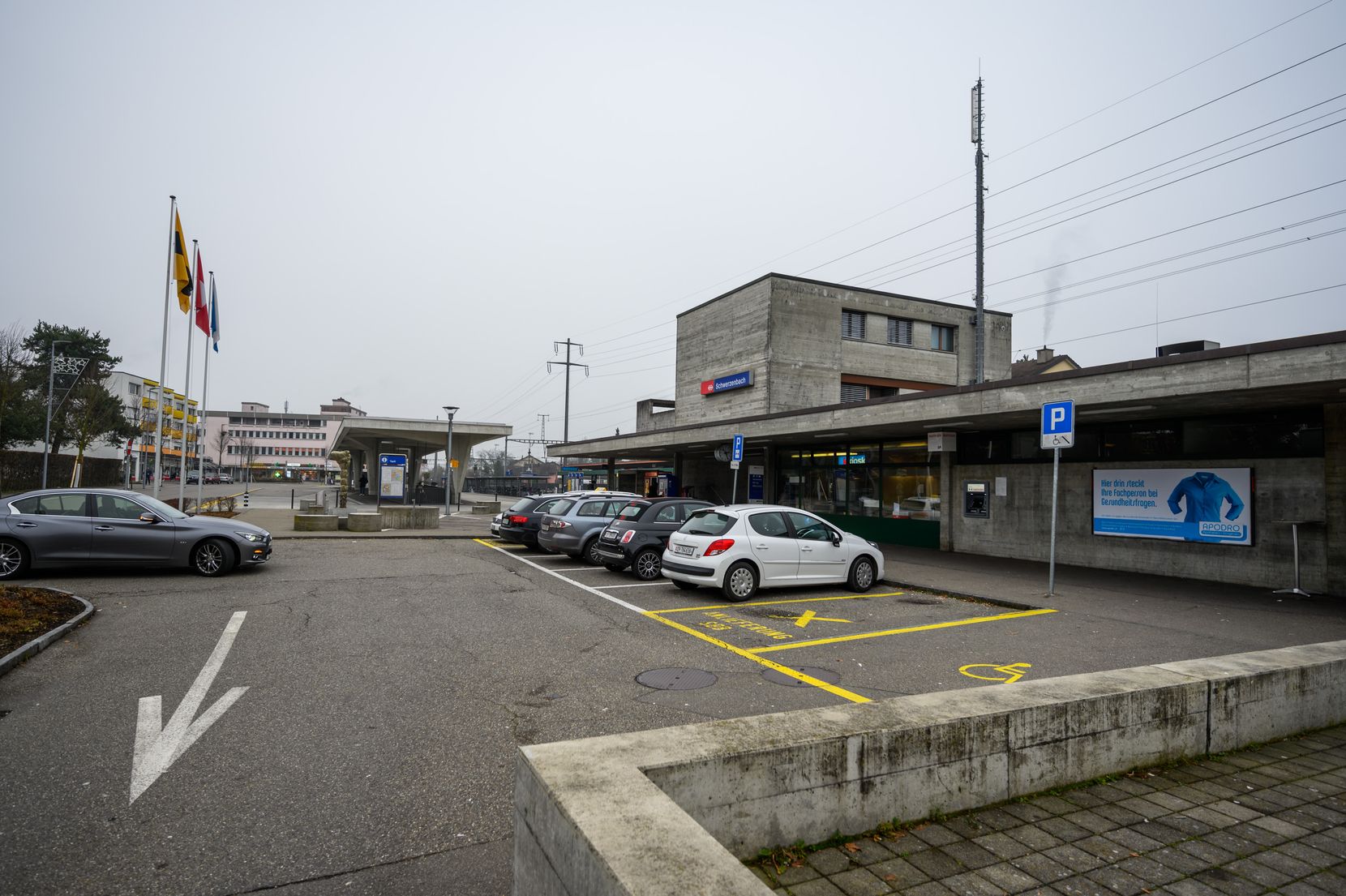 Der Bahnhof ist ein Fokus der Schwerzenbacher Ortsplanung.