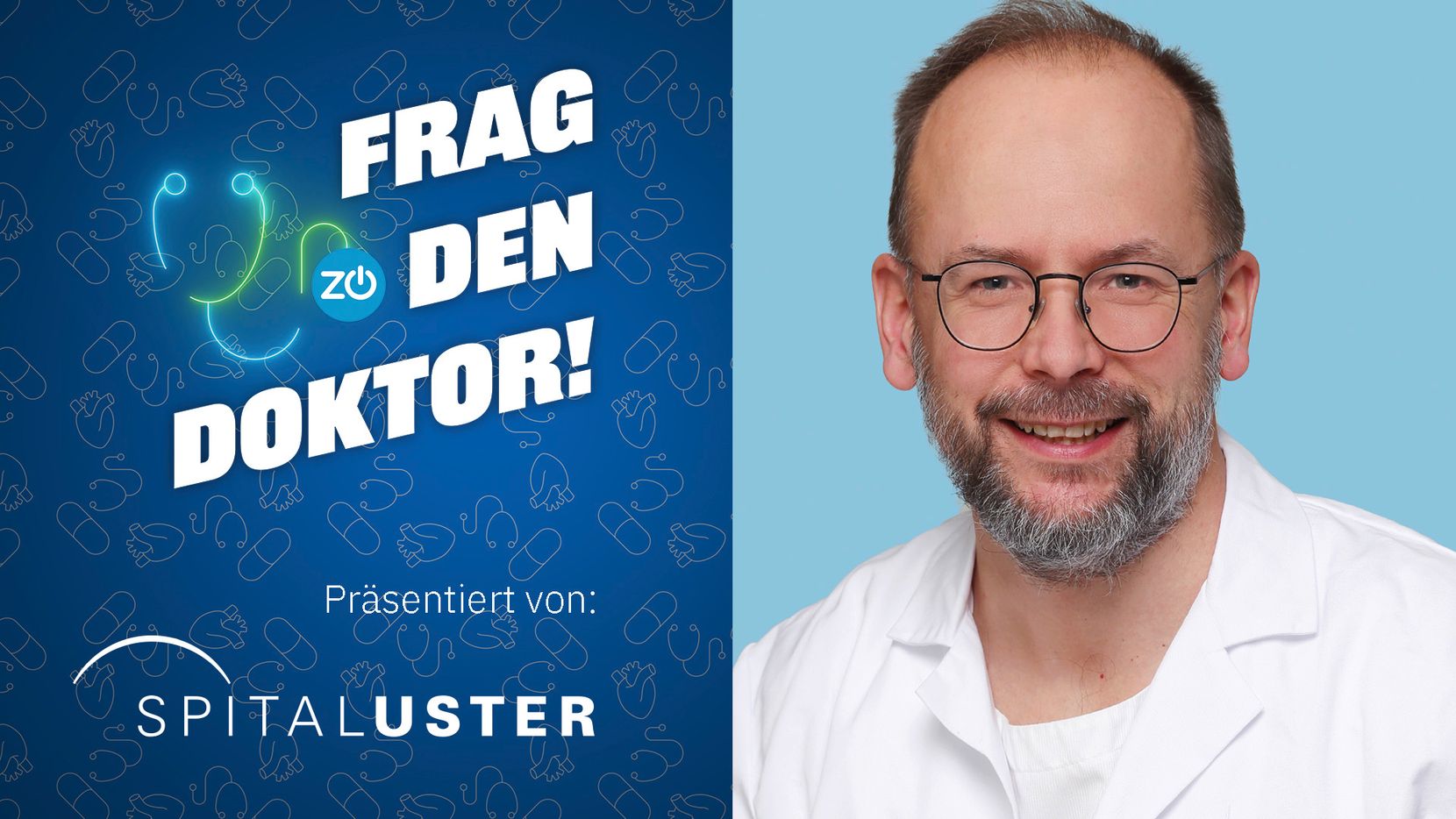 Thumbnail der Serie «Frag den Doktor» zum Thema Dickdarmvorsorge.