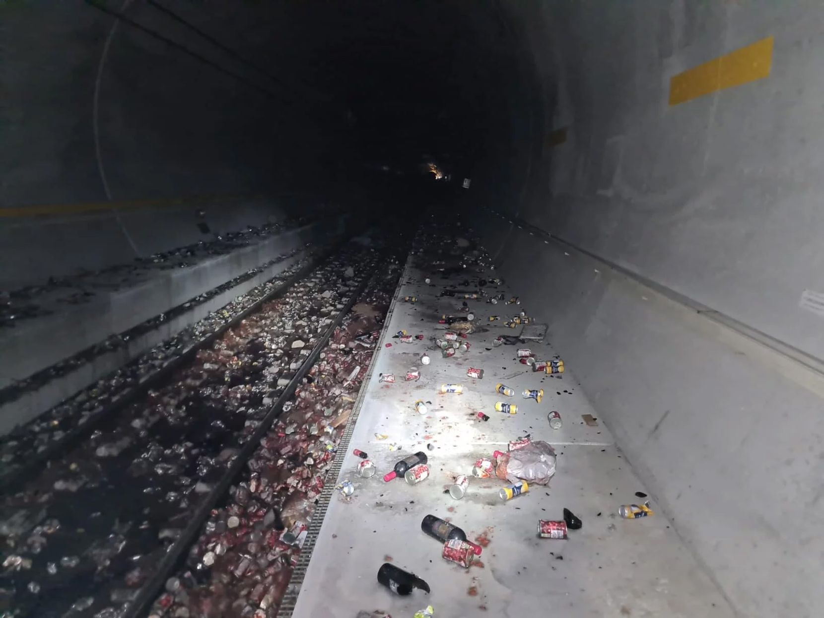 Aufgrund der Entgleisung eines Gueterzugwagens wurde der Gotthard-Basistunnel fuer den Personenverkehr gesperrt .