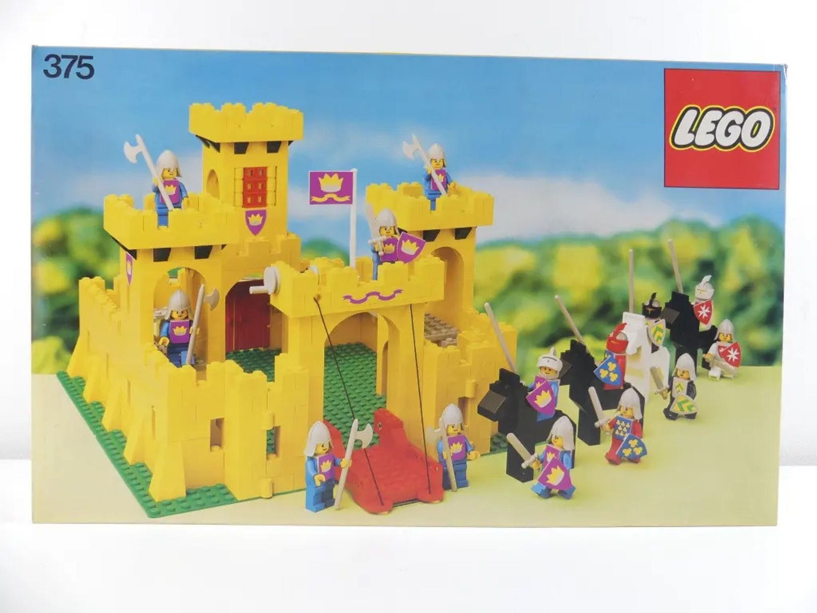 Gelbe Lego-Burg