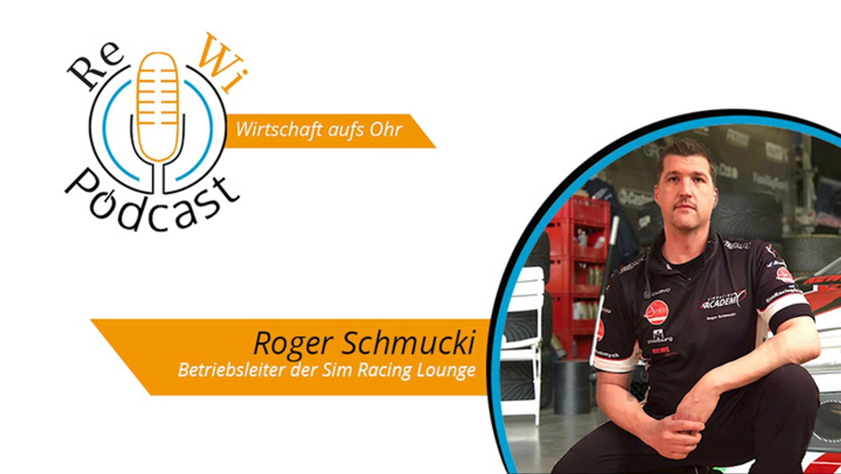 ReWi-Podcast mit Roger Schmucki, Sim Racing Lounge.