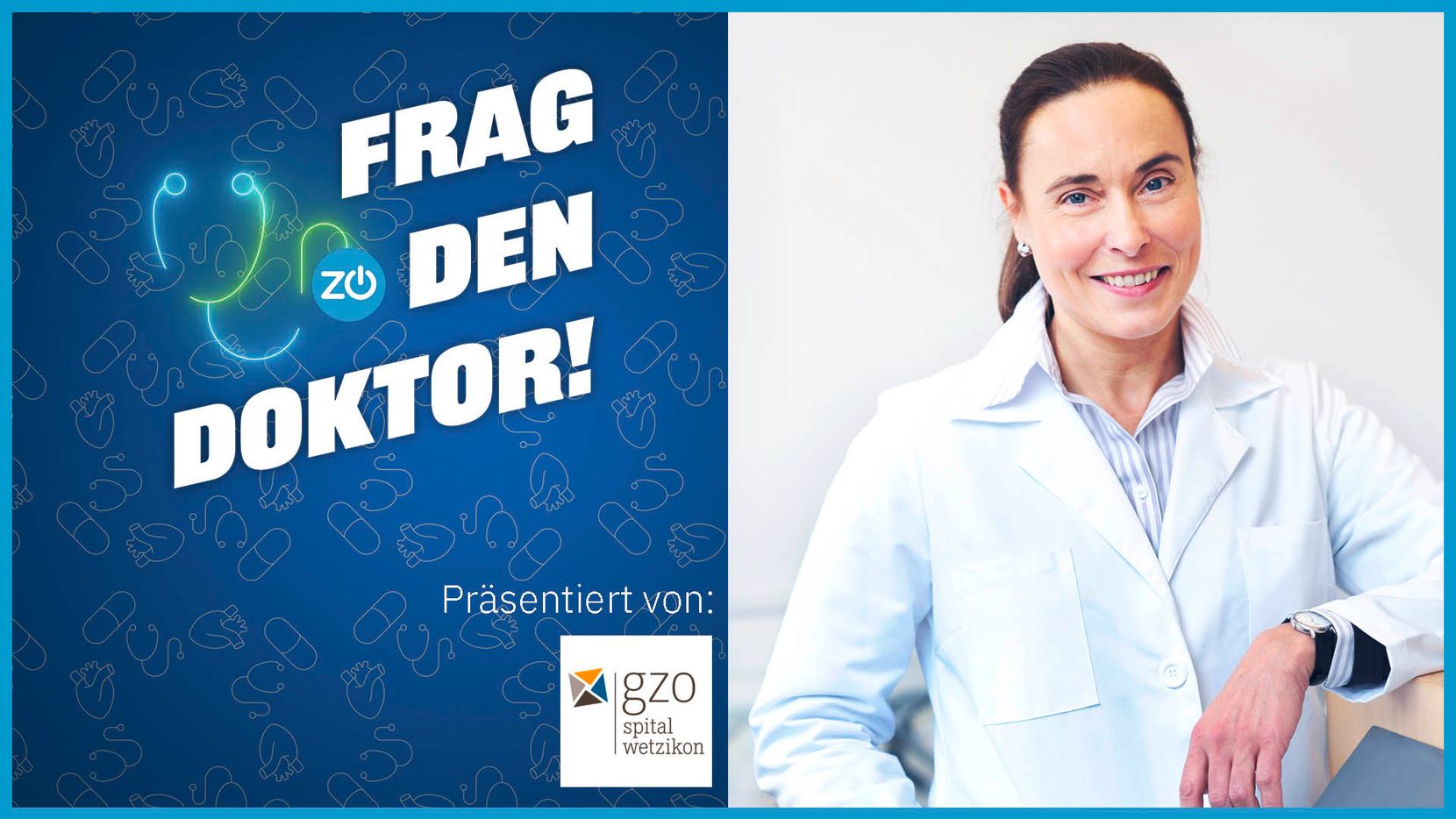 Thumbnail der Serie «Frag den Doktor» mit der Onkologin Prof. Dr. med. Ursula Kapp.