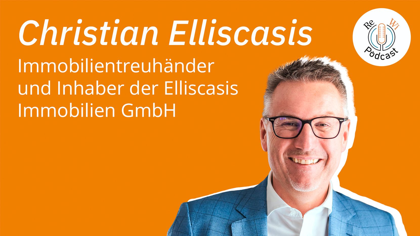 Thumbnail des Podcasts mit Christian Elliscasis zum Leitzins.